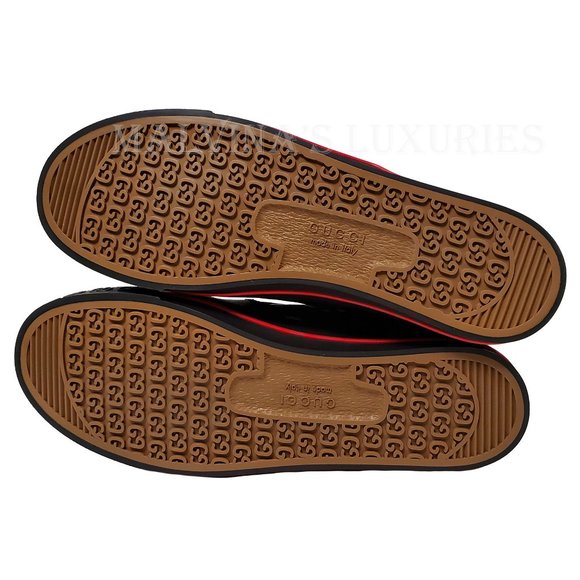 GUCCI SHOES MENS 1977 TENNIS SLIP ON SNEAKERS GG SUPREME TIGER 10G main image 4